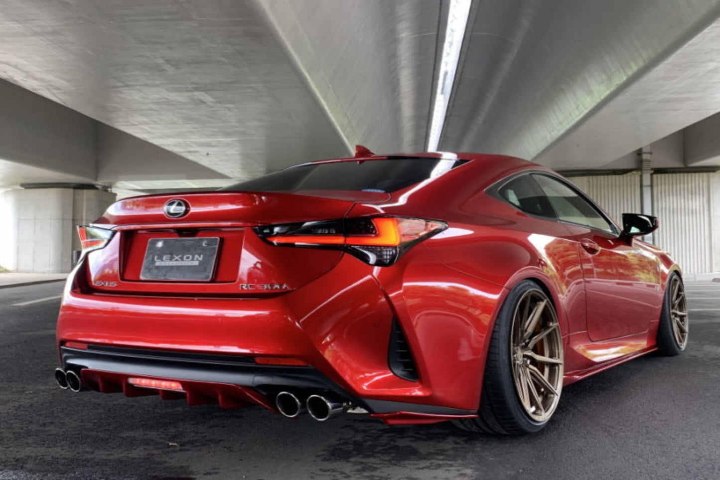 Lexon Exclusive for Lexus RC Rear Under Diffuser