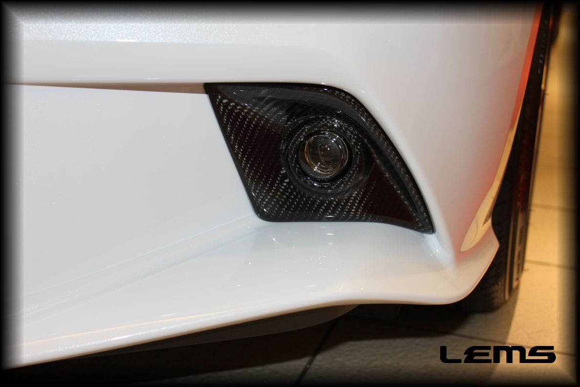 LEMS Dry Carbon Fiber Fog Lamp Covers 3IS 2013-2016 * F Sport*
