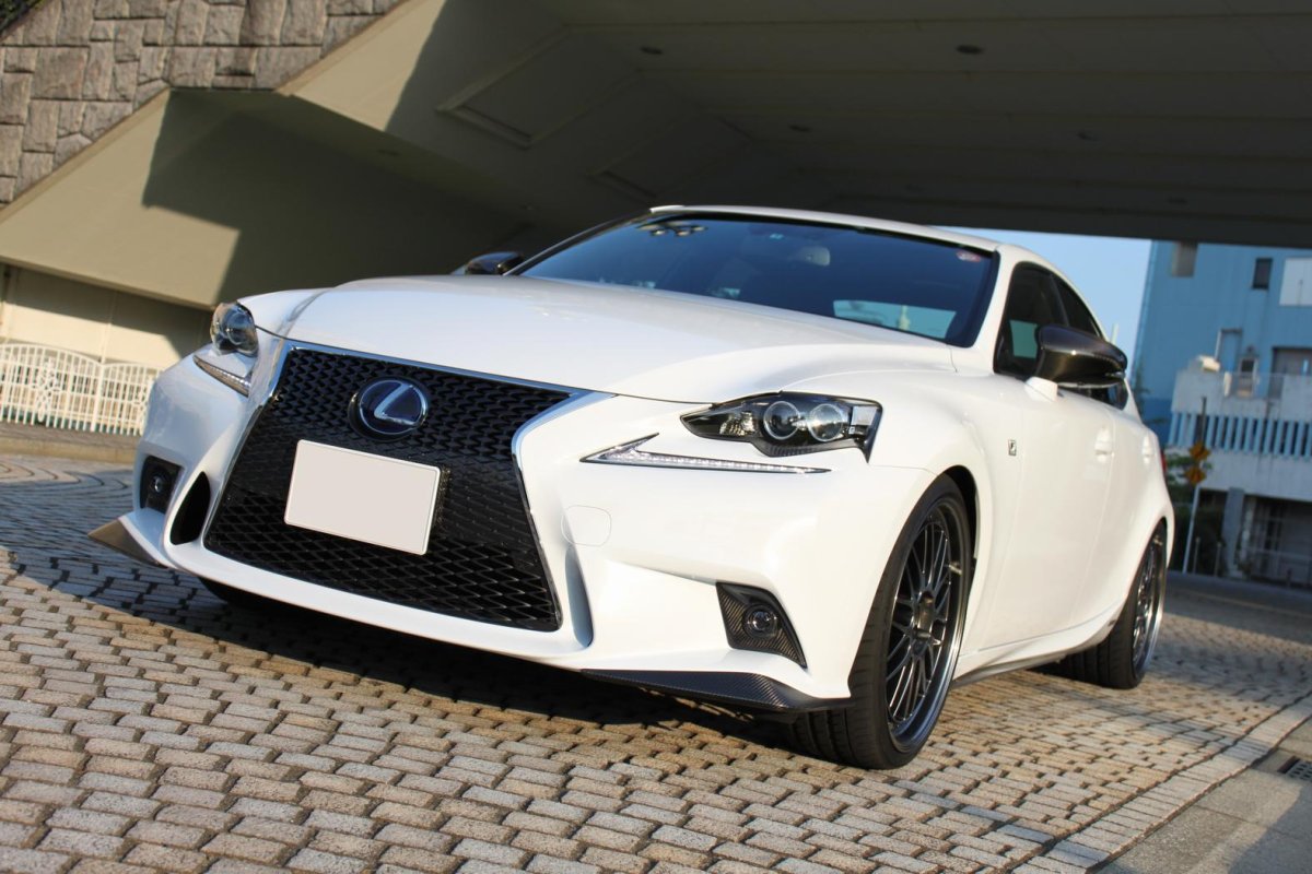 LEMS Dry carbon fiber front spoiler set for 3IS 2013-2016 *F Sport only*