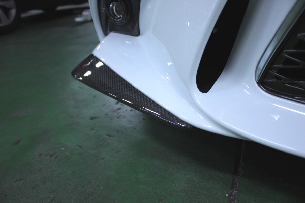 LEMS Dry carbon fiber front spoiler set for 3IS 2013-2016 *F Sport only*