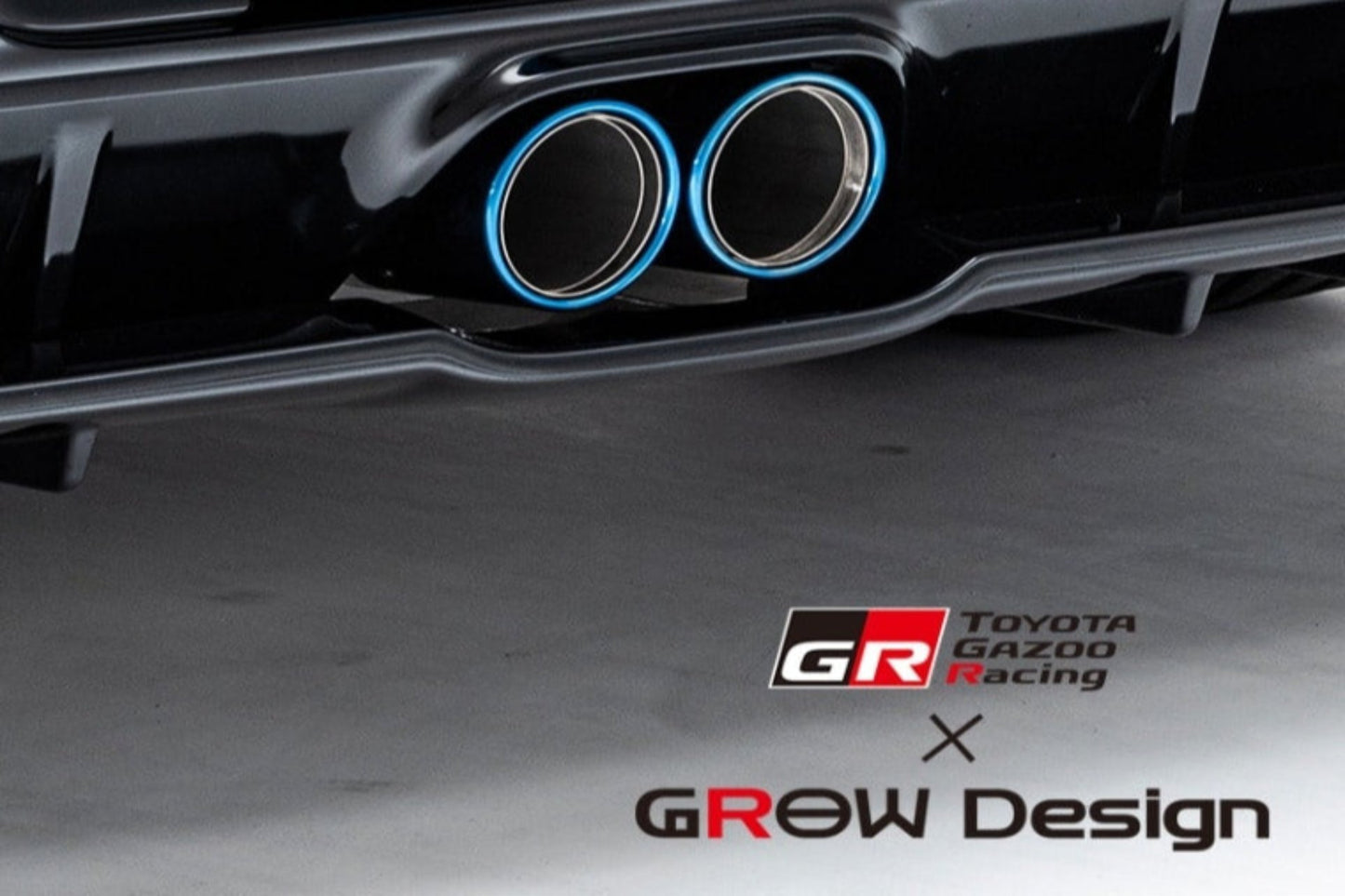 GR Corolla GROW Design x Fujitsubo Exhaust System Muffler For GR Corolla