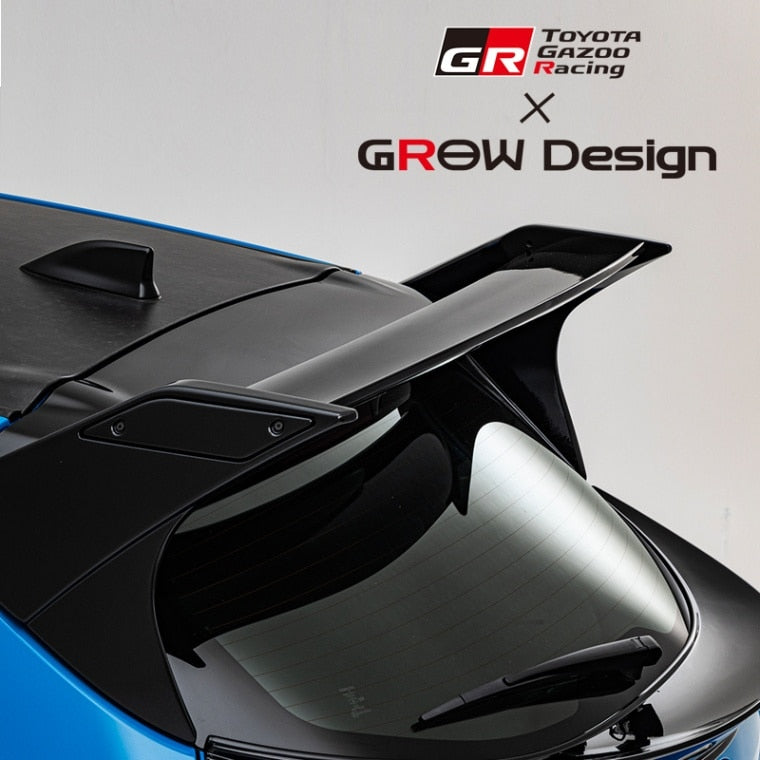 GR Corolla GROW Design rear wing