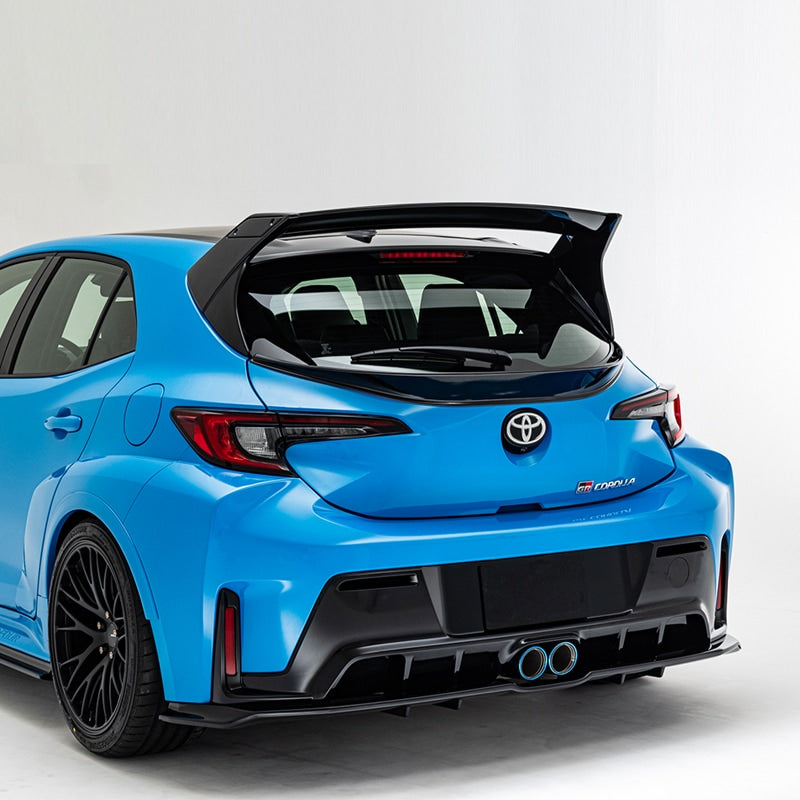 GR Corolla GROW Design rear wing