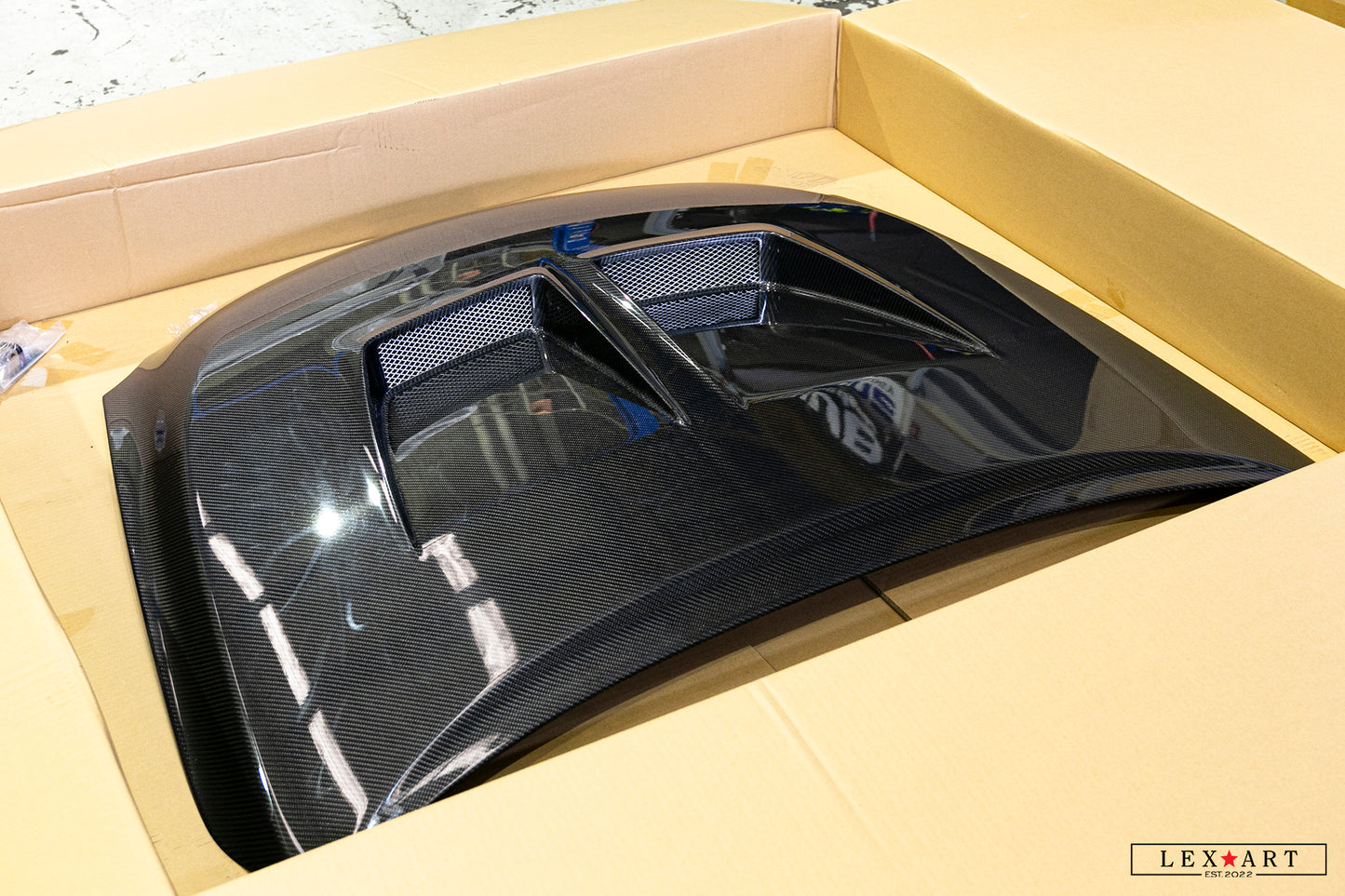 Novel Carbon Bonnet for Lexus ISF