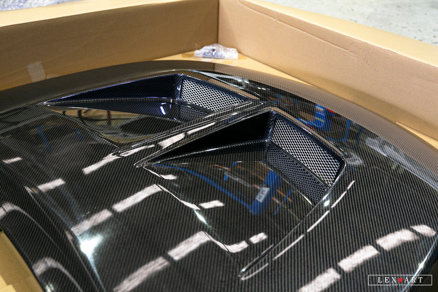 Novel Carbon Bonnet for Lexus ISF