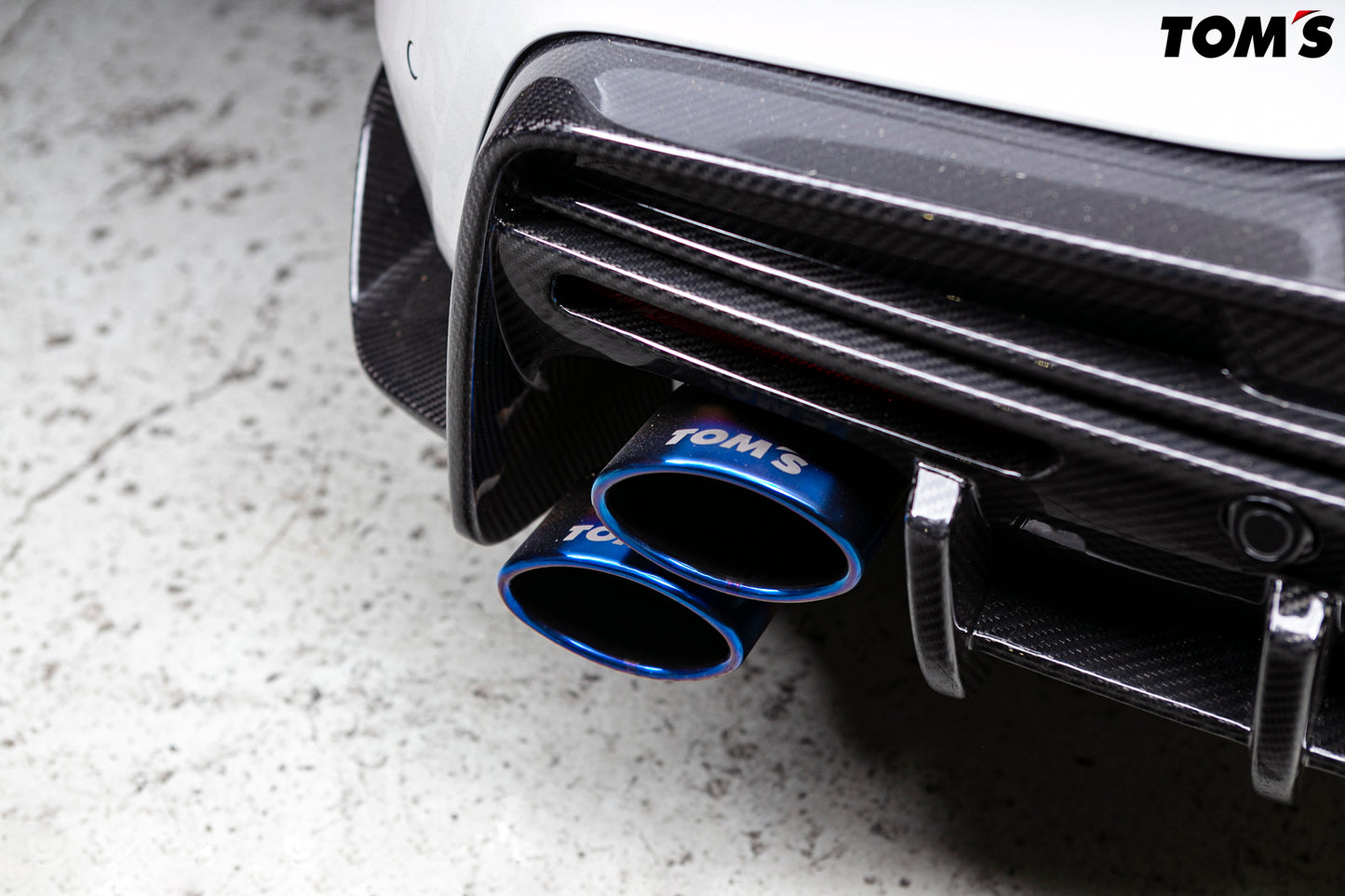 Toms Stainless Exhaust System Quad Titanium Tip