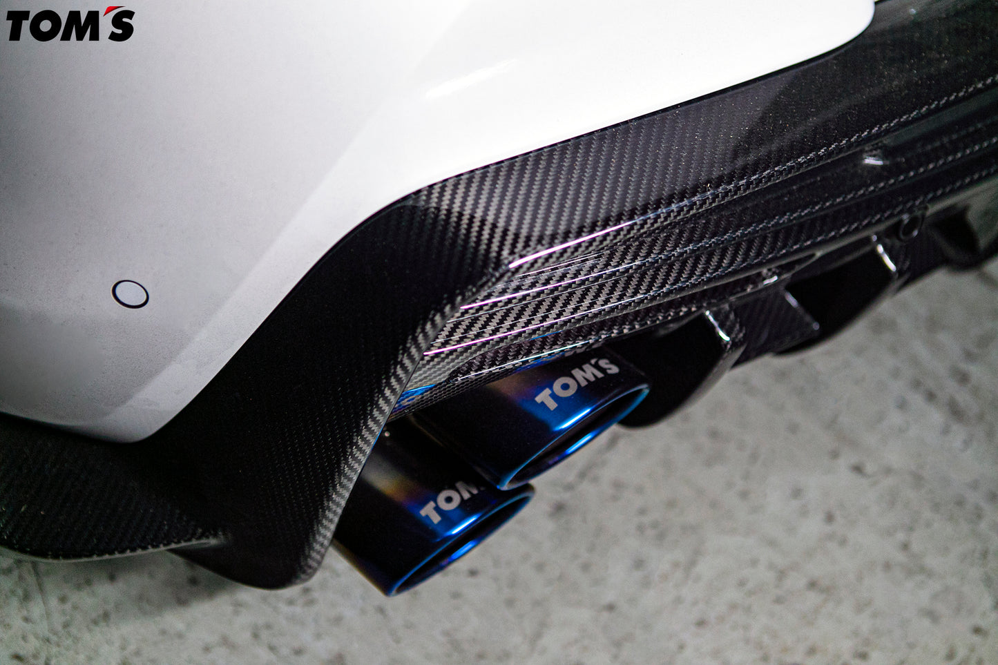Toms Stainless Exhaust System Quad Titanium Tip