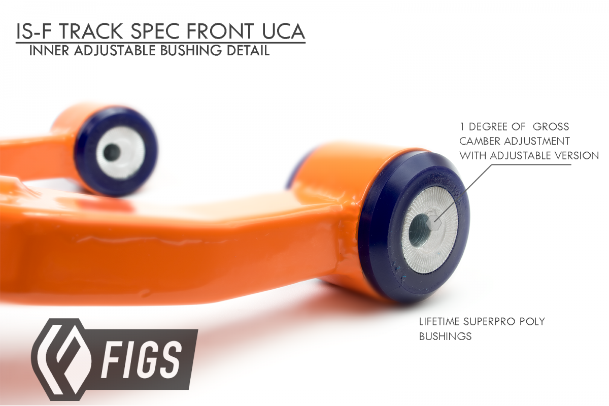 Figs Engineering TRACK SPEC FRONT UPPER CONTROL ARM **Made To Order**