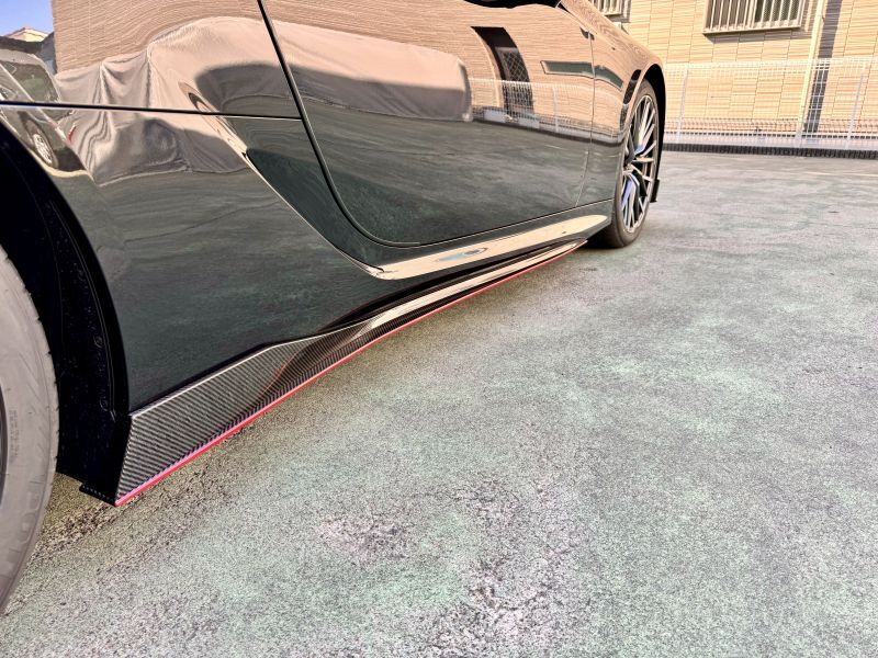 LEMS Dry carbon fiber side spoiler and splitter set (Ver. 1) for LC