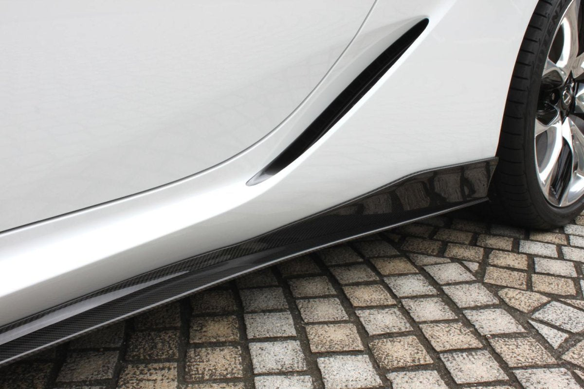 LEMS Dry carbon fiber side spoiler and splitter set (Ver. 1) for LC