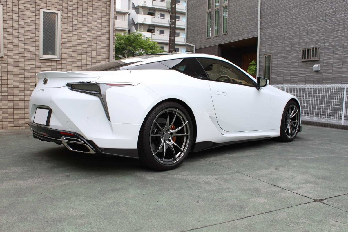 LEMS Dry carbon fiber side spoiler and splitter set (Ver. 1) for LC