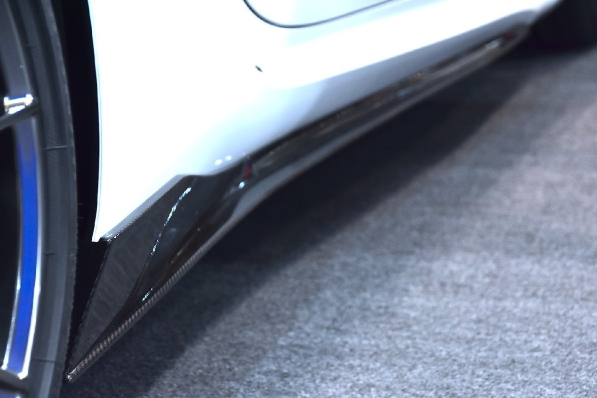 LEMS Dry carbon fiber side spoiler and splitter set (Ver. 1) for LC