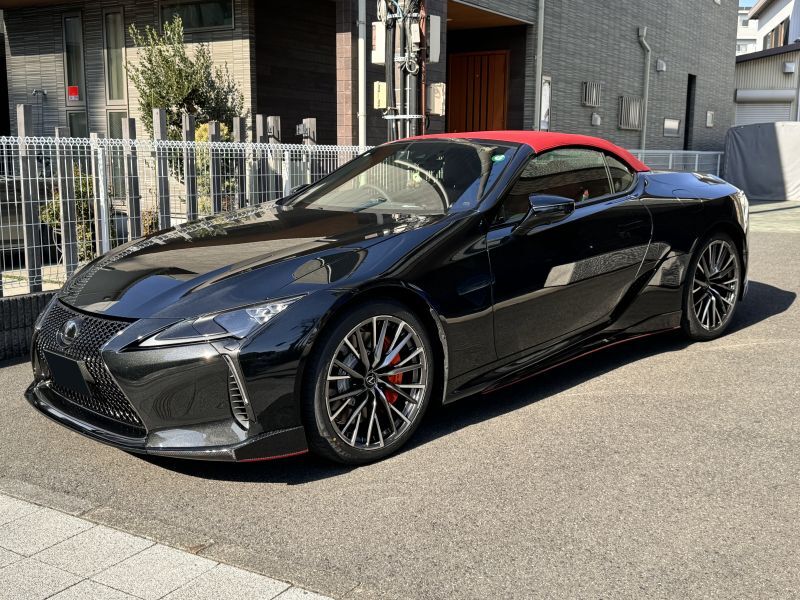 LEMS Dry carbon front spoiler 3-piece set for Lexus LC (Ver. 1)