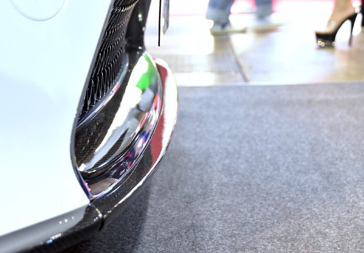 LEMS Dry carbon front spoiler 3-piece set for Lexus LC (Ver. 1)