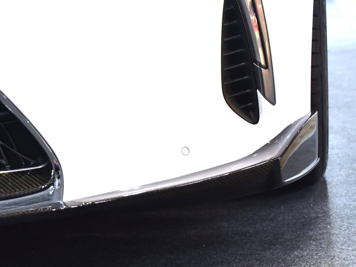 LEMS Dry carbon front spoiler 3-piece set for Lexus LC (Ver. 1)