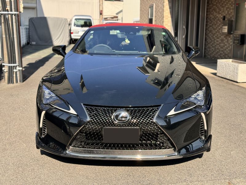 LEMS Dry carbon front spoiler 3-piece set for Lexus LC (Ver. 1)