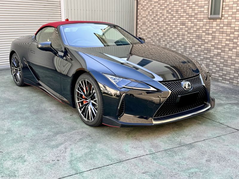 LEMS Dry carbon front spoiler 3-piece set for Lexus LC (Ver. 1)