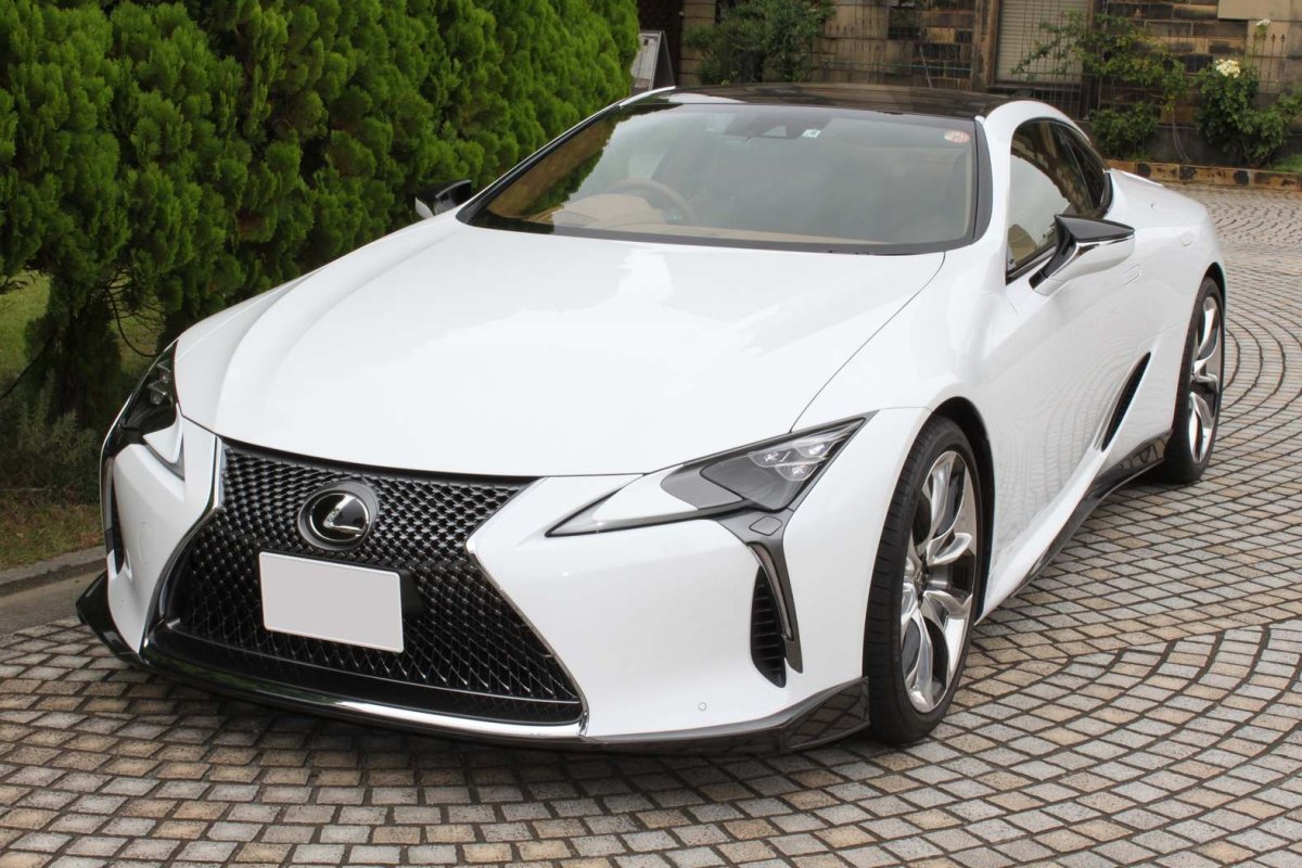 LEMS Dry carbon front spoiler 3-piece set for Lexus LC (Ver. 1)