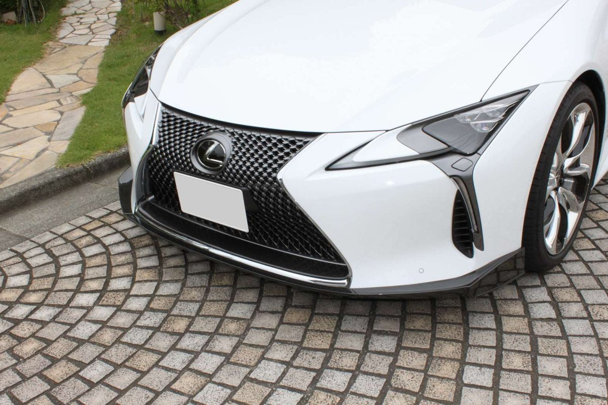 LEMS Dry carbon front spoiler 3-piece set for Lexus LC (Ver. 1)