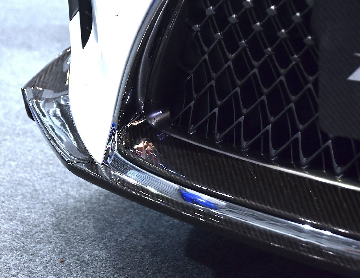 LEMS Dry carbon front spoiler 3-piece set for Lexus LC (Ver. 1)