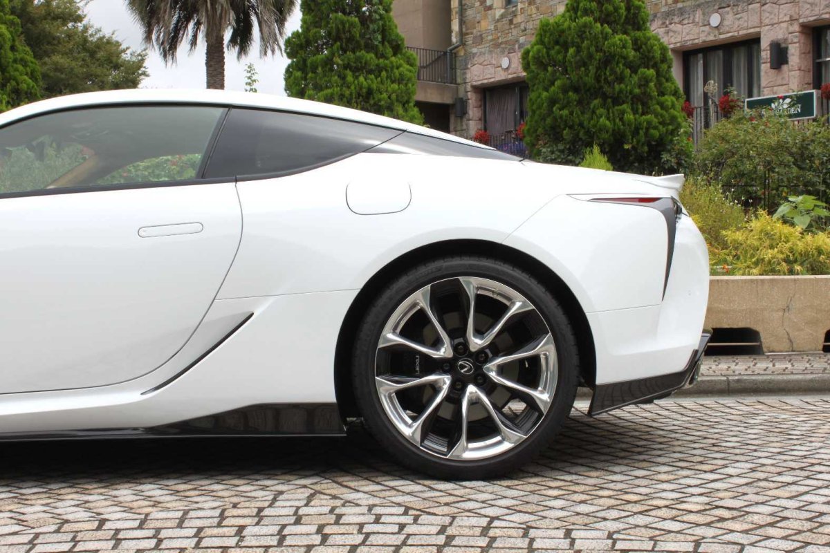 LEMS Dry carbon fiber rear bumper spoiler set for LC (Ver.1)