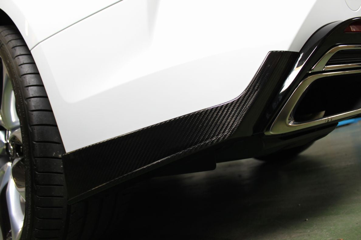 LEMS Dry carbon fiber rear bumper spoiler set for LC (Ver.1)