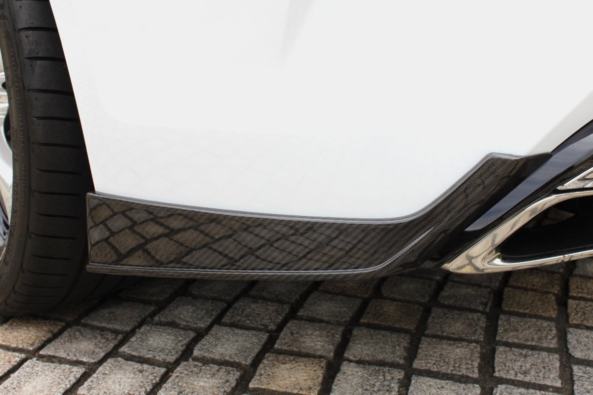 LEMS Dry carbon fiber rear bumper spoiler set for LC (Ver.1)