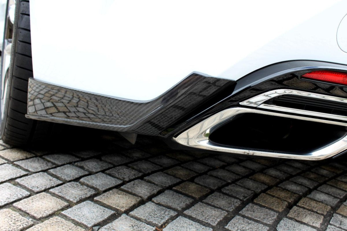 LEMS Dry carbon fiber rear bumper spoiler set for LC (Ver.1)
