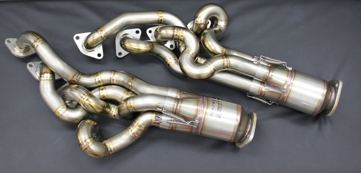 LEMS Titanium + stainless steel metal catalytic exhaust manifold for RCF/GSF