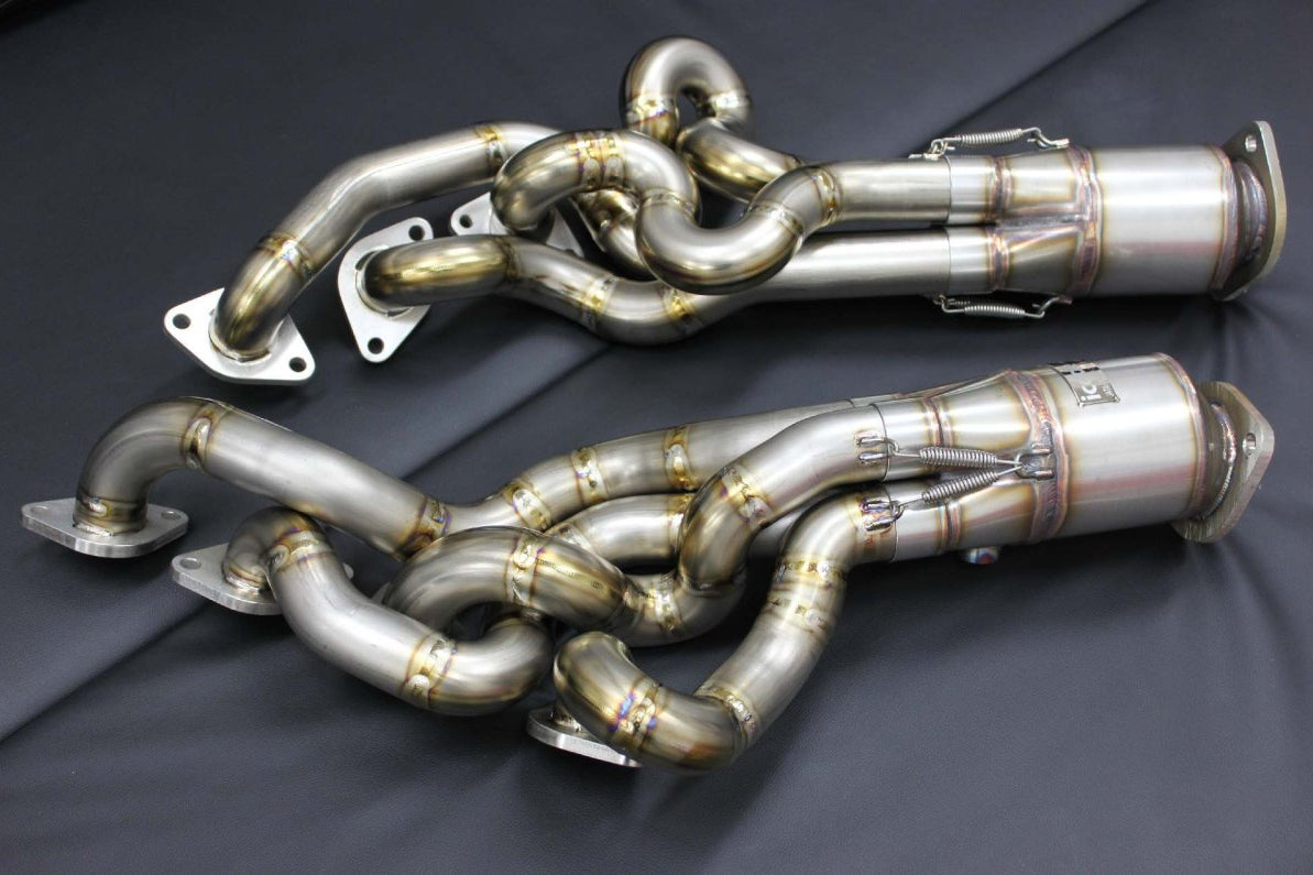LEMS Titanium + stainless steel metal catalytic exhaust manifold for RCF/GSF