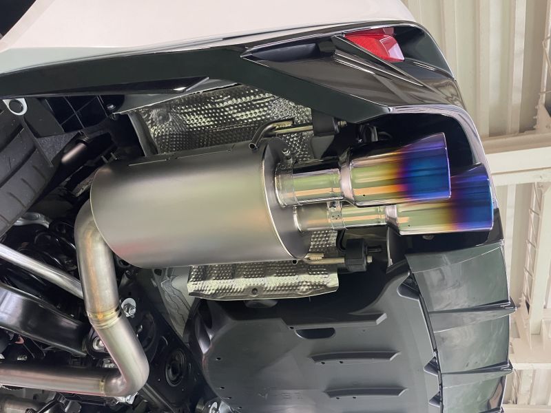 LEMS Titanium rear muffler piece for IS500