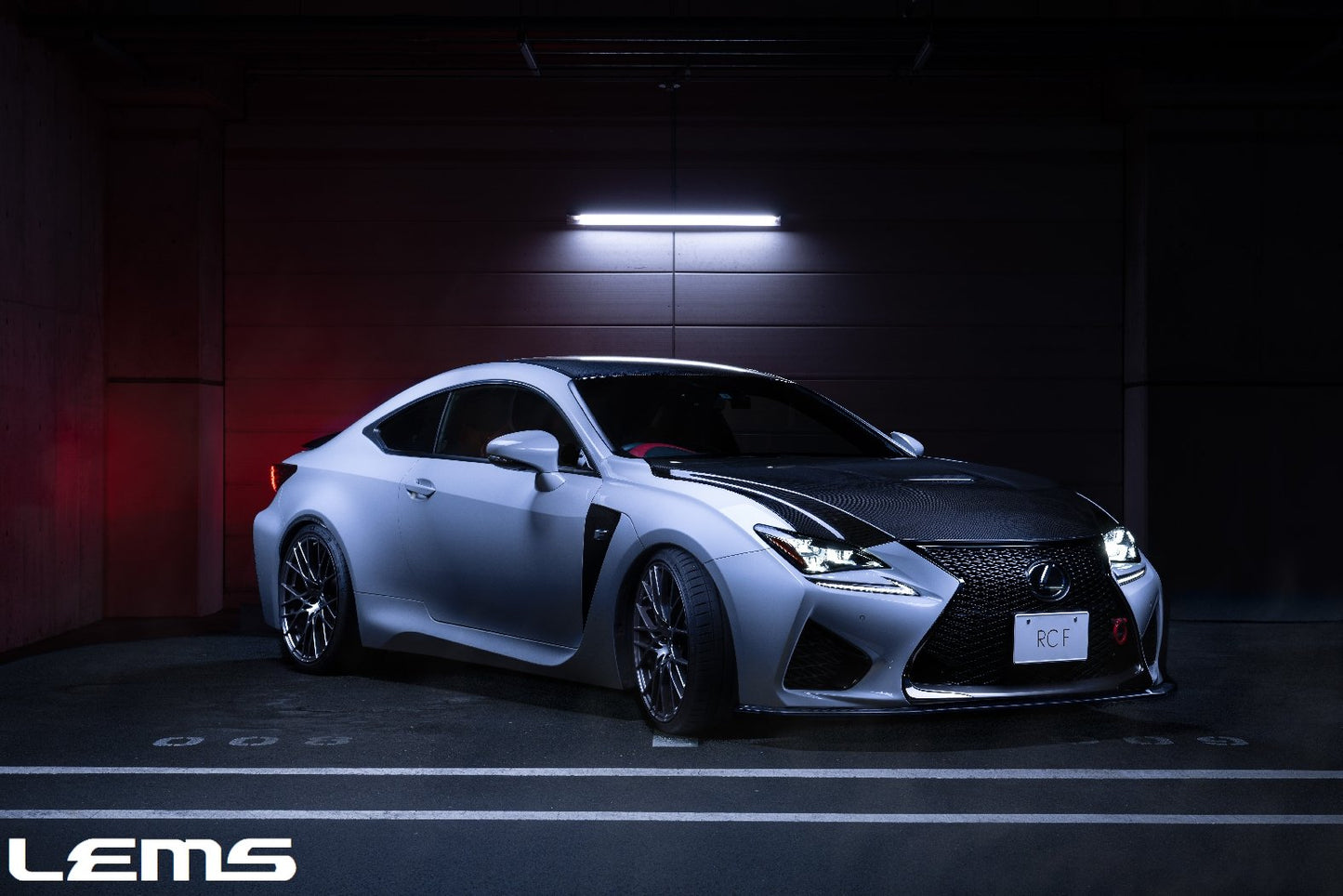 Lems RCF Dry Carbon Front Spoiler Version 2 for Pre-MC