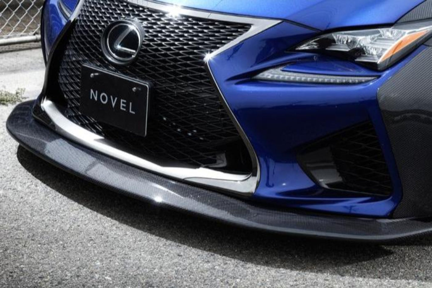 NOVEL Racing Japan Carbon Fiber CFRP Widebody Front Splitter for Lexus RC-F