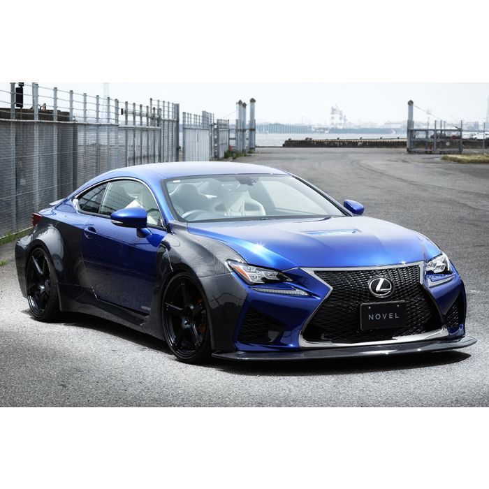 NOVEL Racing Japan Carbon Fiber CFRP Widebody Front Splitter for Lexus RC-F