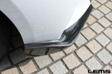Lems RCF Dry Carbon Front Spoiler Ver1 for Pre-MC, Left and Right Set