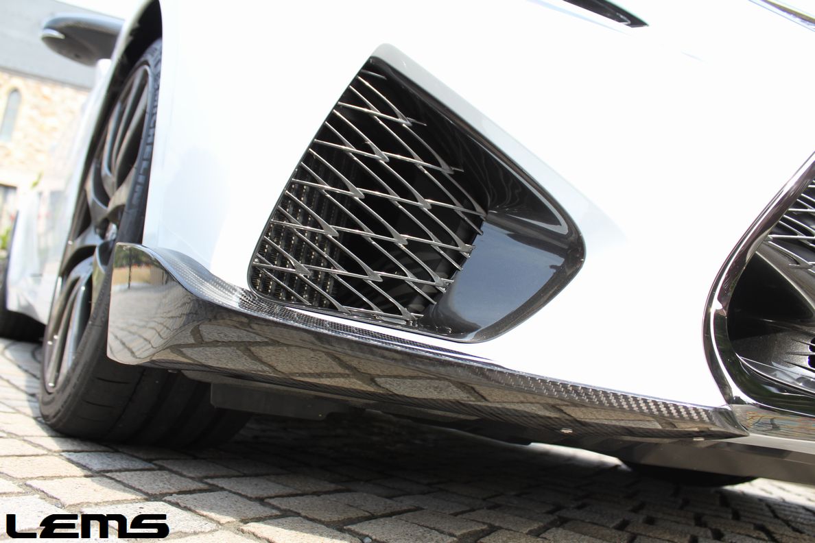 Lems RCF Dry Carbon Front Spoiler Ver1 for Pre-MC, Left and Right Set
