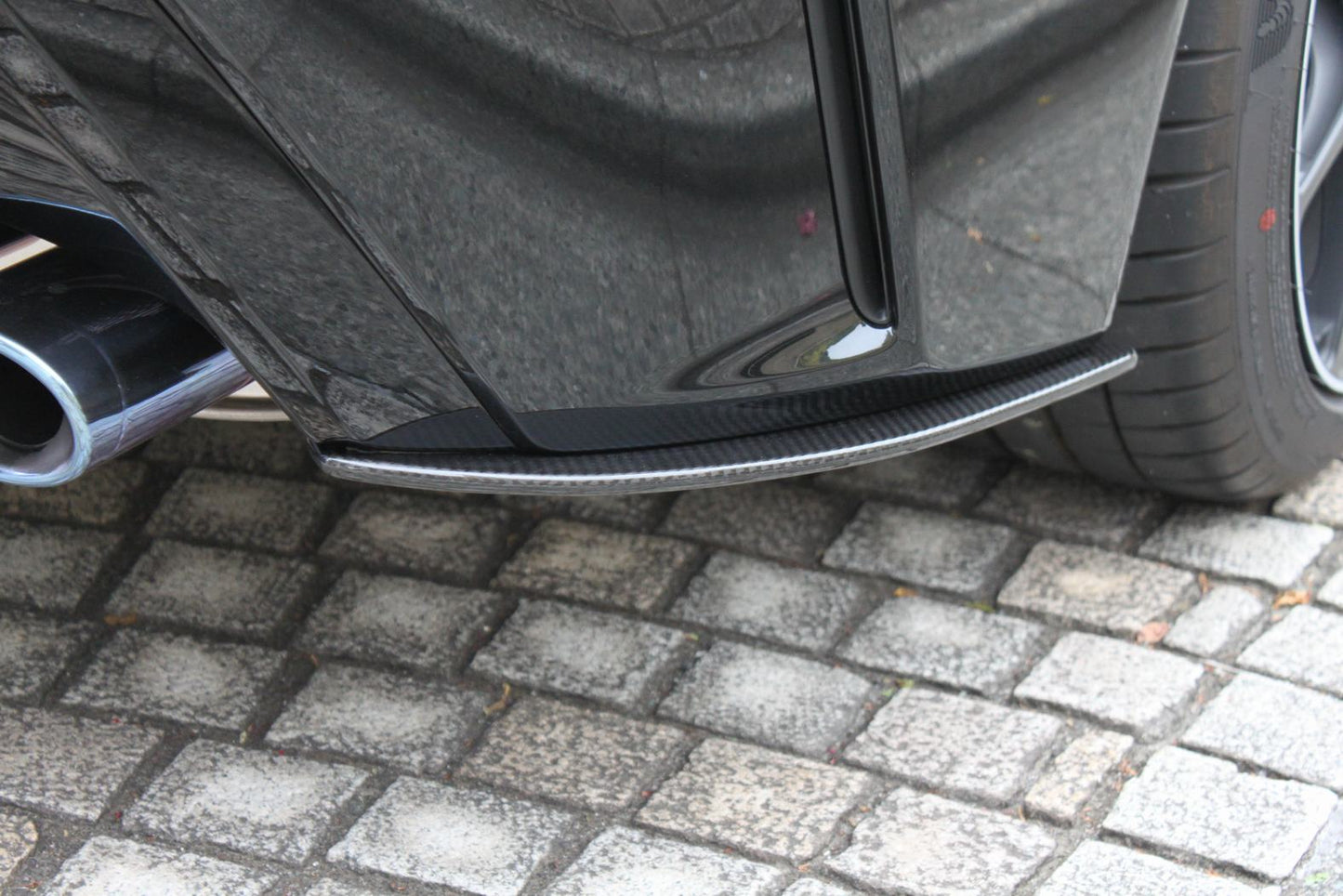 Lems RCF Dry Carbon Rear Under Splitter (left and right set) for after MC