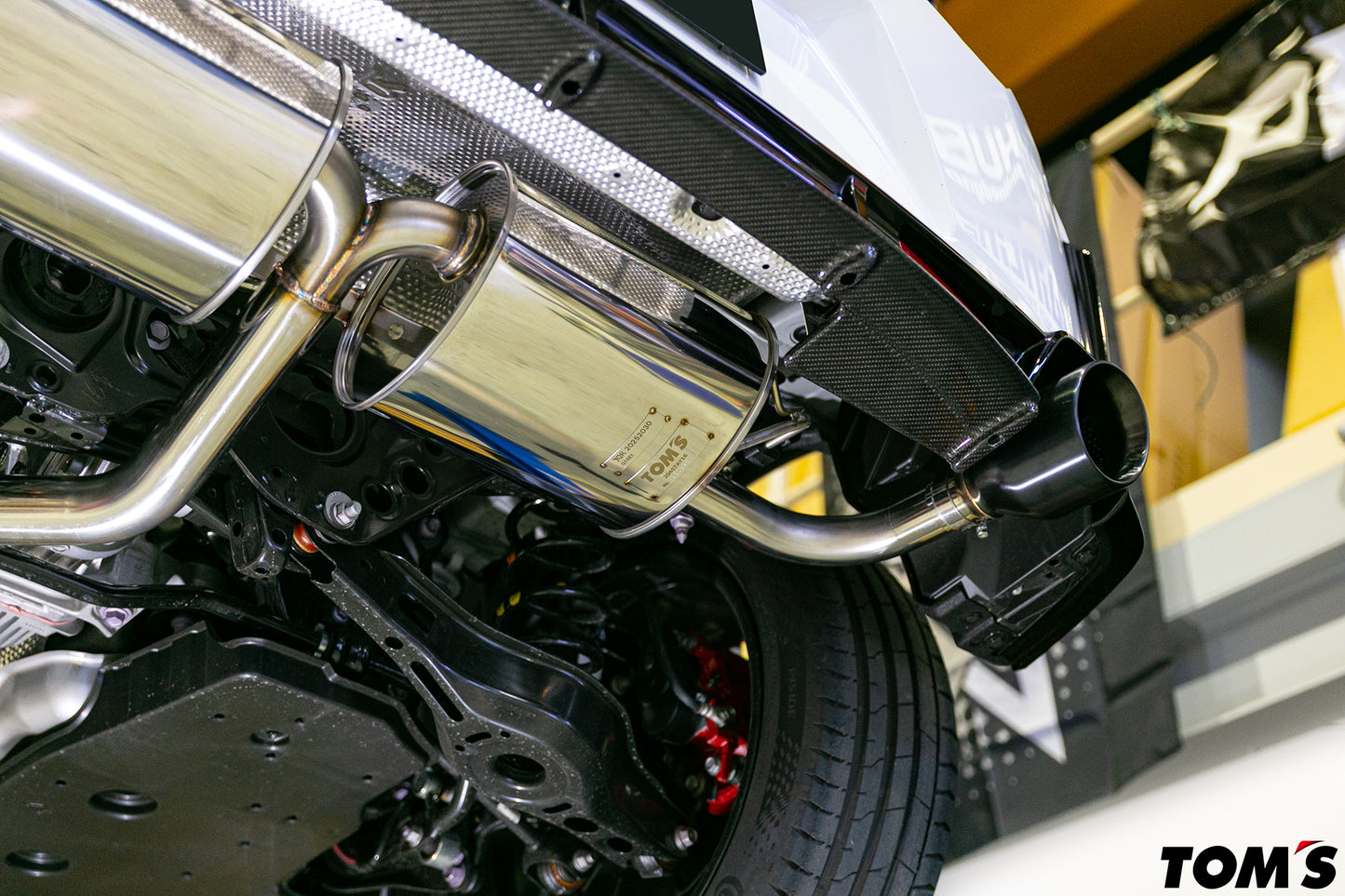 Toms Racing Barrel Exhaust for Lexus LBX RR