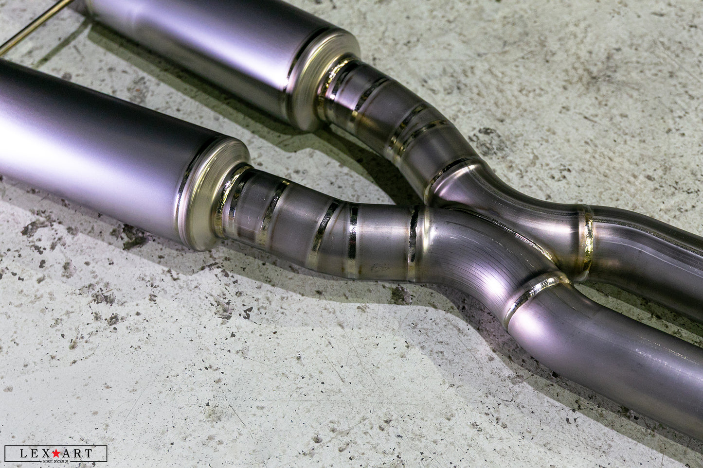 I code X Lems Ti Mid Pipe for Lexus GSF