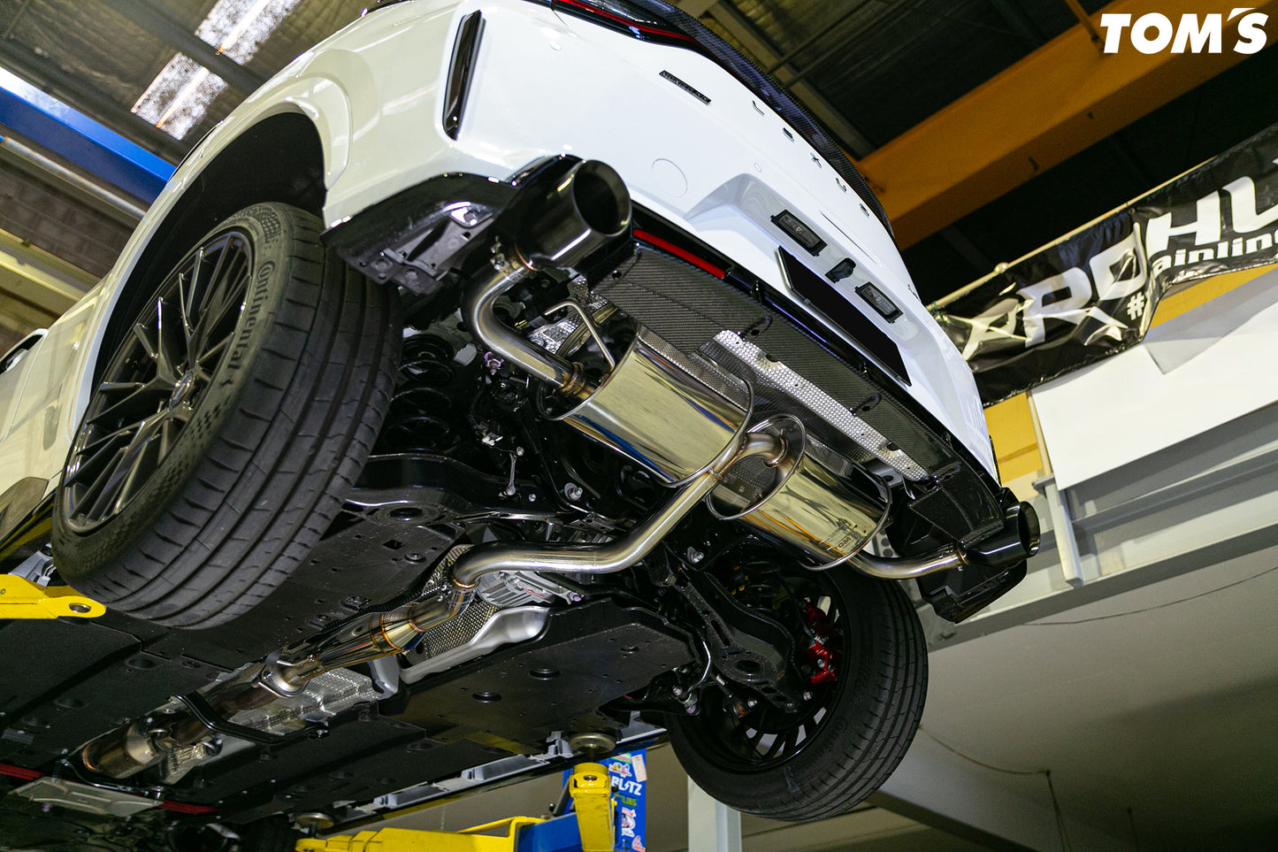Toms Racing Barrel Exhaust for Lexus LBX RR