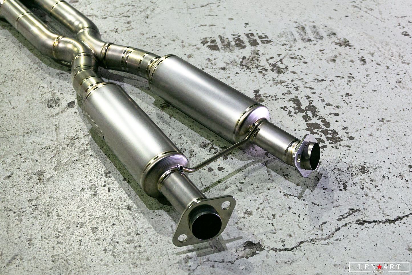 I code X Lems Ti Mid Pipe for Lexus GSF