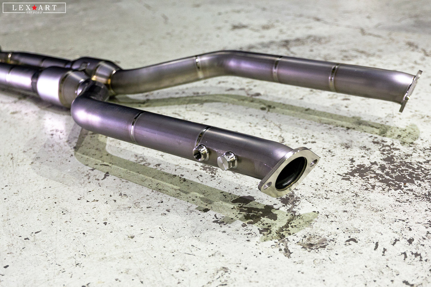I code X Lems Ti Mid Pipe for Lexus GSF