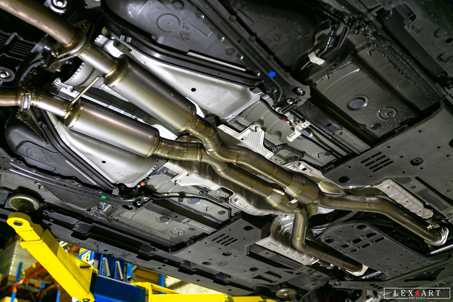 I code X Lems Ti Mid Pipe for Lexus GSF