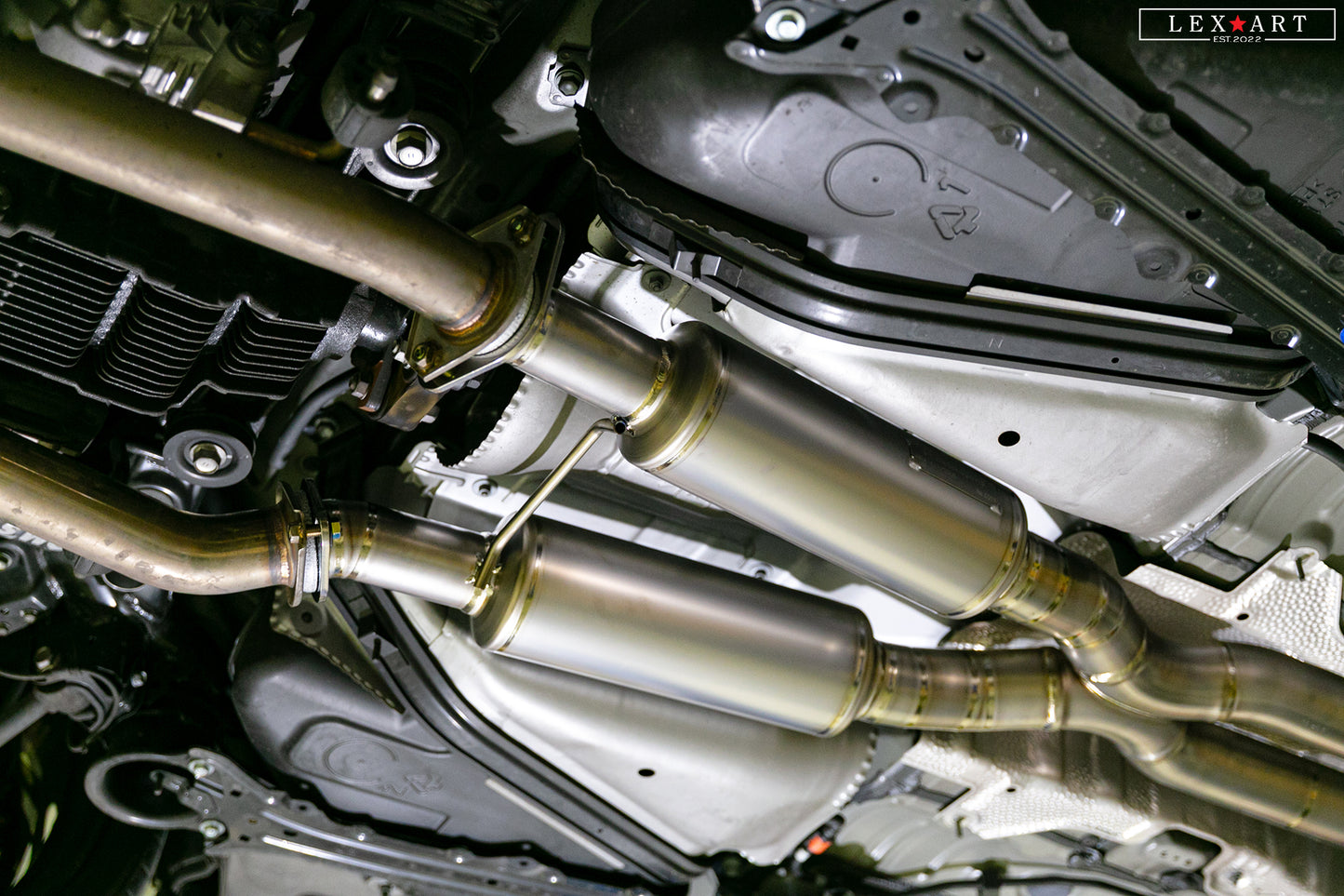 I code X Lems Ti Mid Pipe for Lexus GSF