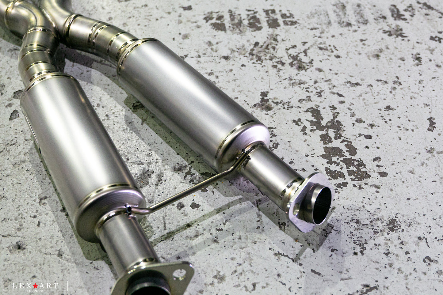 I code X Lems Ti Mid Pipe for Lexus GSF