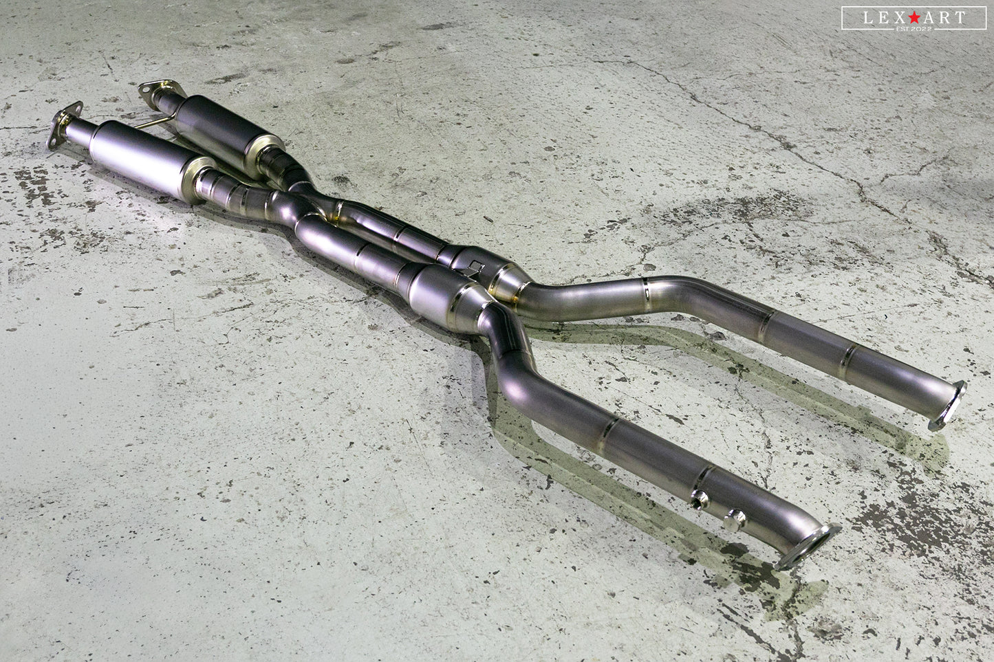 I code X Lems Ti Mid Pipe for Lexus GSF