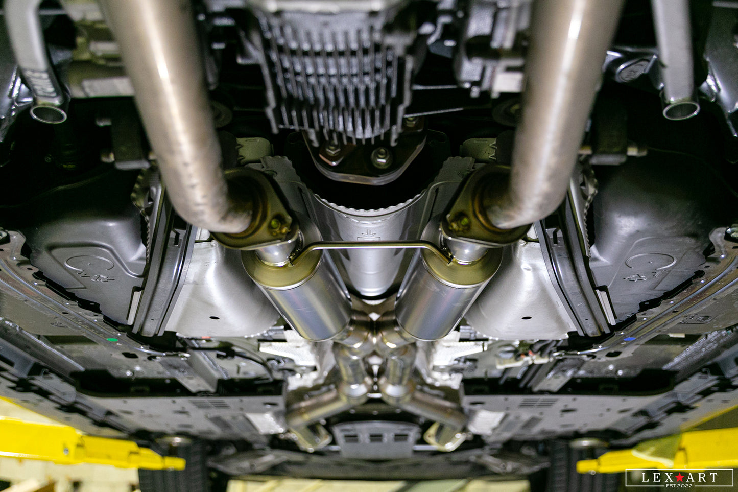 I code X Lems Ti Mid Pipe for Lexus GSF