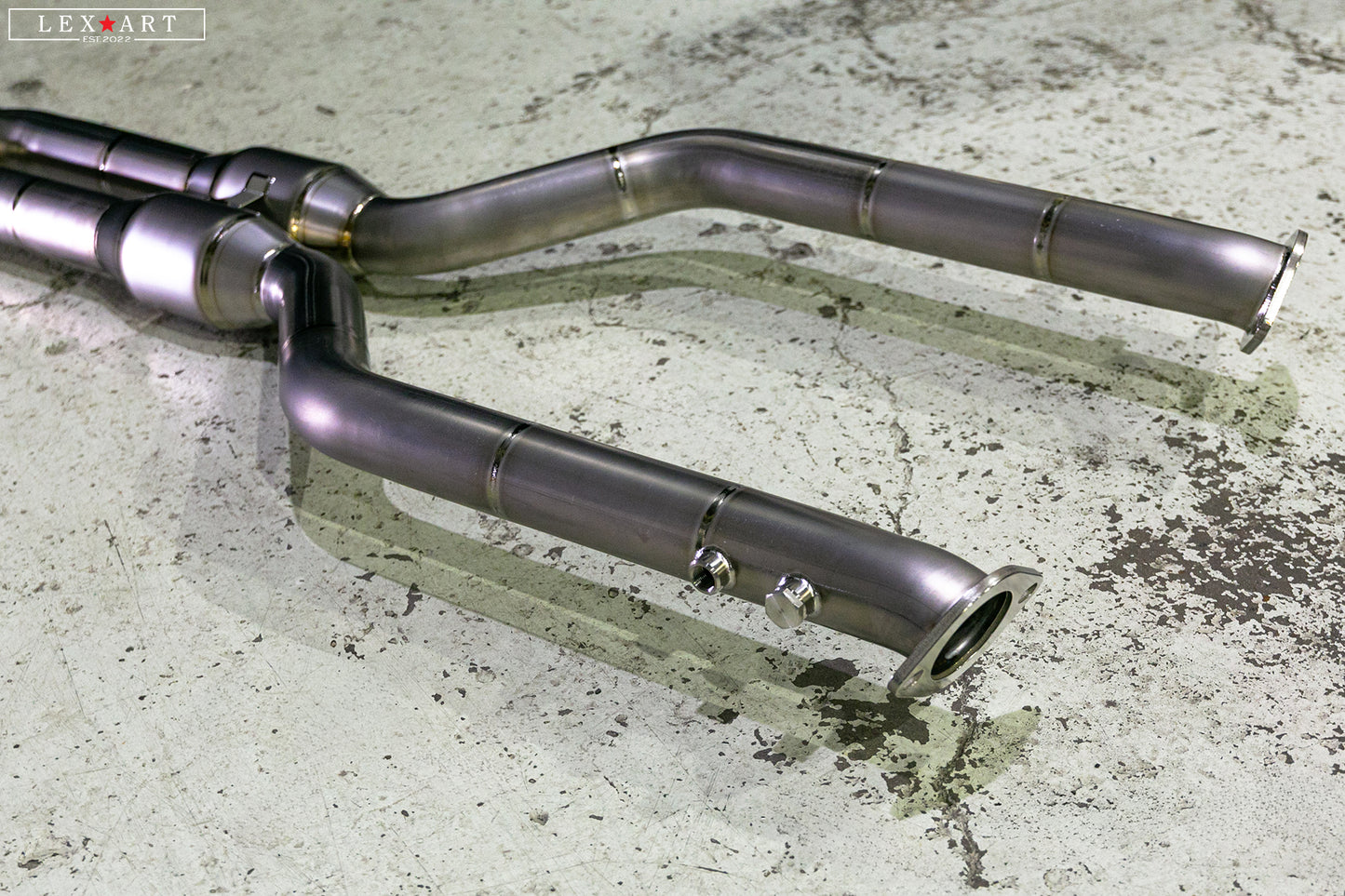 I code X Lems Ti Mid Pipe for Lexus GSF