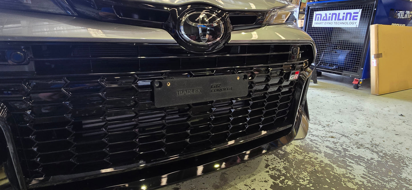 GR Corolla slim line plate holder by 1BADLEX design