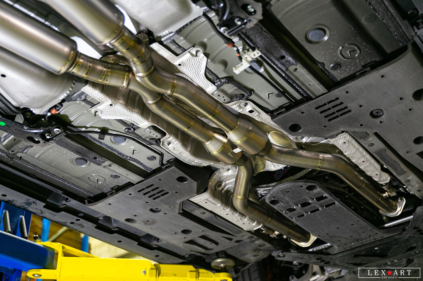 I code X Lems Ti Mid Pipe for Lexus GSF
